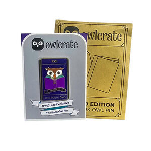 Owlcrate New Limited Edition The Book Owl enamel pin